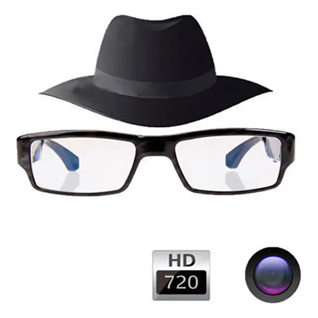 Camara Lente Gafas Espía Oculta Graba Vídeo Y Sonido