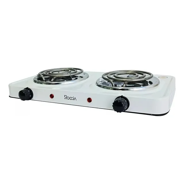 Cocina De Emergencia Electrica De 2 Hornillas 110v Roccia