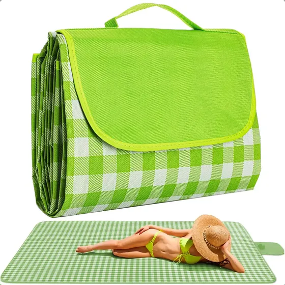 Manta Picnic Plegable Impermeable Bicolor Alfombra Cubrepiso Camping Manta Picnic Impermeable Alfombra Camping Blanco Y Verde Arcashopping Manta Plegable Para Picnic Alfombra Lona Camping Impermeable