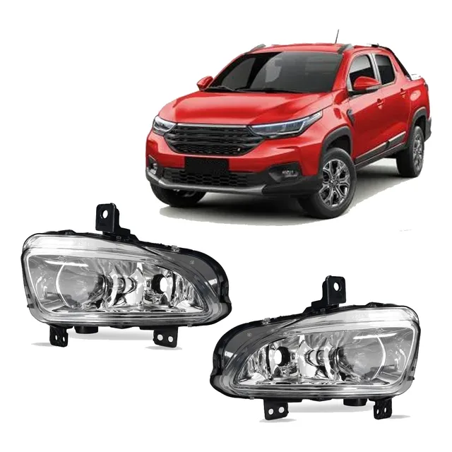 Par De Faróis De Milha Fiat Strada 2020 2021 2022 2023 2024