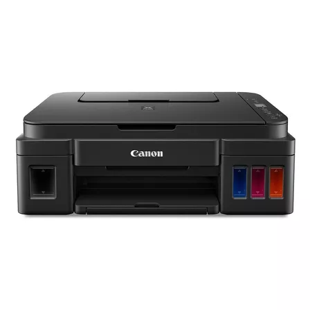 Impresora a color multifunción Canon Pixma G2110 negra 110V/220V