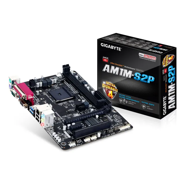 Tarjeta Madre Gigabyte Ga-am1m-s2p  Am1 + Procesador Athlon