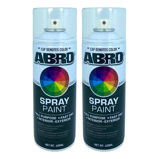 Laca En Aerosol Transparente Brillante 400ml X 2 Unidades