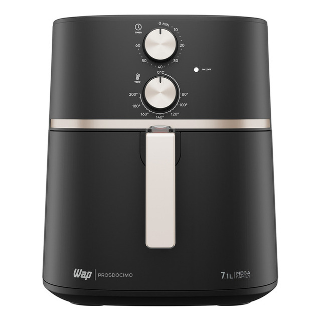 Fritadeira Elétrica Antiaderente Wap Mega Family Air Fryer 7.1 Litros 1700w Fritadeira Elétrica Antiaderente Wap Mega Family Air Fryer 7.1 Litros 1700w