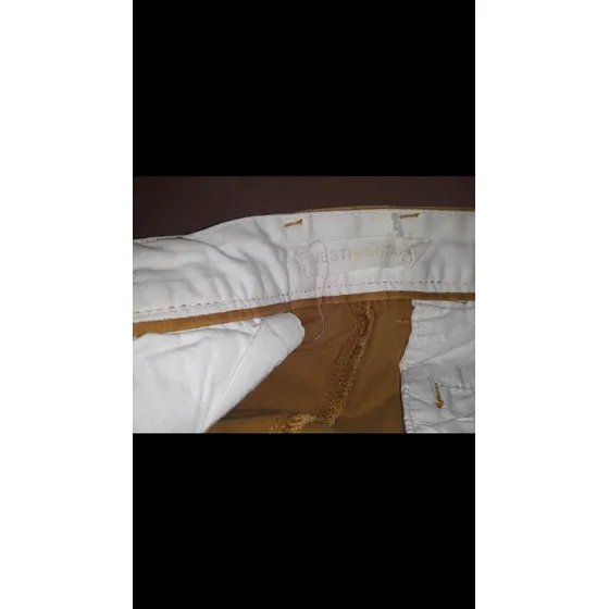 Pantalon Ocre Talla 29 Casual  Nuevo Slim