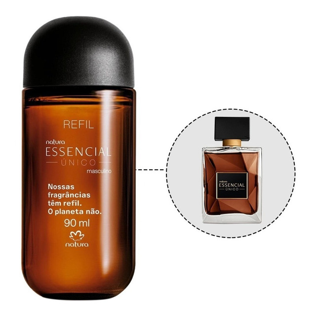 Natura Essencial Único Refil 90ml Para Masculino Natura Essencial Único Refil 90ml Para Masculino