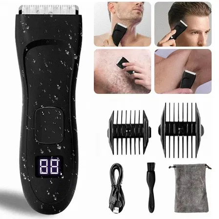 Aparador De Pelos Íntimos Cabelo E Barba De Pelos A Prova Preto 5v