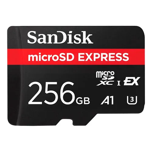 Cartão De Memória Sandisk 256gb Microsd Express Compatível com