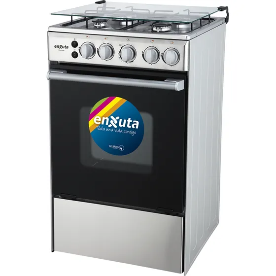 Cocina Multigas Enxuta Cenx9504i 4 Hornallas Acero Inoxidabl