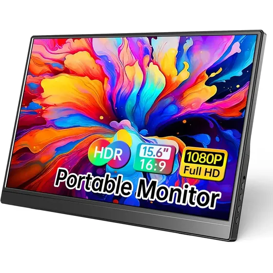 Monitor Portátil Gamer Acrensly 15.6'' Full HD 60Hz IPS Compatível 4K