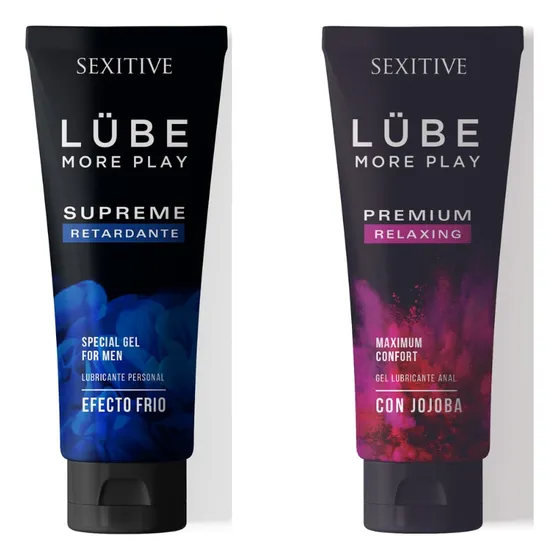 Kit  X2 Geles Lubricantes Intimos Sexitive Lube Relaj/suprem