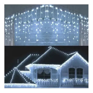 400 Luces Led Navideñas Impermeables De 10 M, Blancas F 400 Luces Led Navideñas Impermeables De 10 M, Blancas F