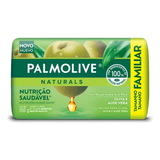 Jabón Palmolive Naturals Aloe Con Oliva 150 Grs.