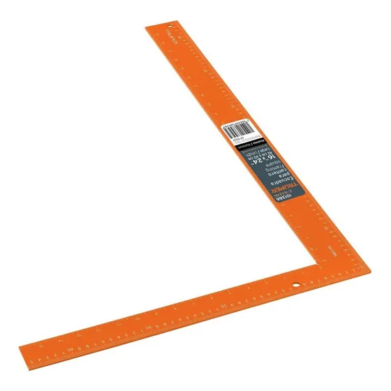 Escuadra Para Cantero 16''x24'' Aluminio Truper 101386 Color Naranja