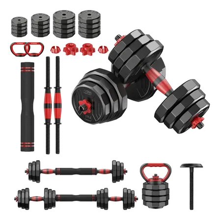 Kit Musculacao 40 Kg Kit Halteres E Barra
