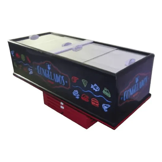 Ilha De Congelados 3 Metros Termisa 600 Litros 220v