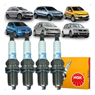 04 Vela Ignição Ngk Vw Gol Fox Polo Saveiro Kombi Parati 04 Vela Ignição Ngk Vw Gol Fox Polo Saveiro Kombi Parati