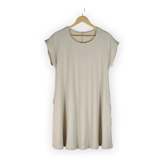 Vestido Manga Caída Trapecio Morley Guayacan