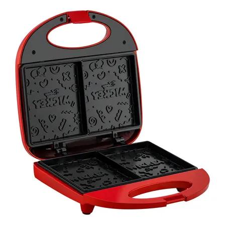Sanduicheira Mickey Mouse Funny Plates Mallory - Cor Vermelho