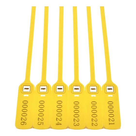 Precinto Plastico De Seguridad, Numerado, 40cm Paquete 100pc