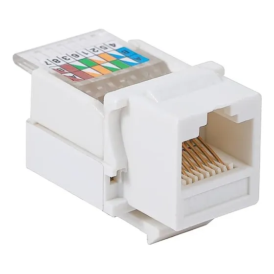 Conector Keystone Coupler Rj45 Cat6 Sin Herramientas
