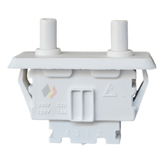 Interruptor Para Refrigerador Blanco 2 Botones 4 P Interruptor Para Refrigerador Blanco 2 Botones 4 P