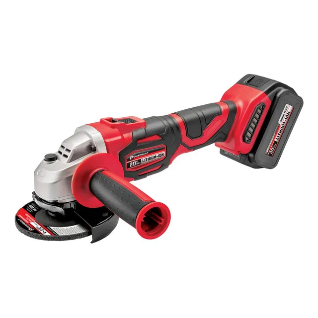 Powerbuilt Amoladora Angular Inalambrica De 20v