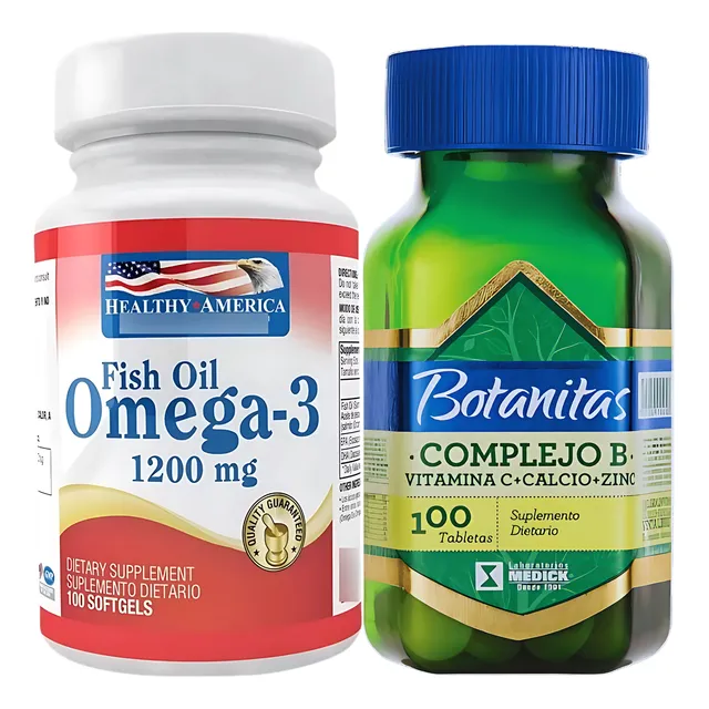 Omega 3 Healthy America + Complejo - Unidad A $360