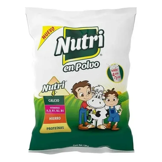 3 Pza Producto Tipo Leche Lácteo Nutri Entera En Polvo 120 G
