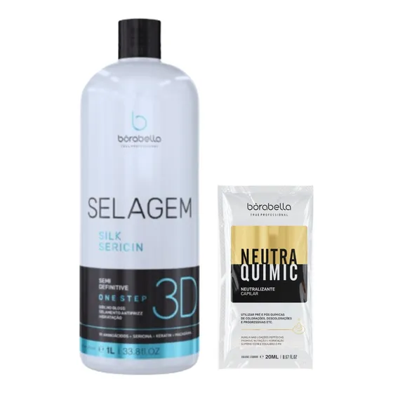 Bora Bella Selagem 3 Semi Definitiva Sem Formol 1 Litro