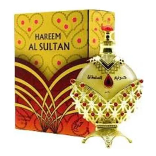 Khadlaj Hareem Sultan Gold Cpo 35ml - - Perfume Em Oleo - Alta Fixação