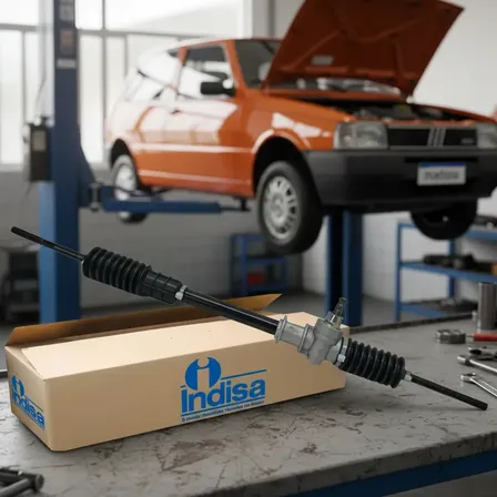Caixa Setor Direção Mecânica Fiat Uno Mille Fiorino 92-2014