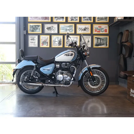 Royal Enfield Meteor 350 Aurora Blue 1er Service Gratis