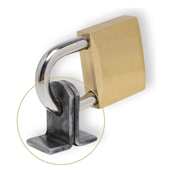Porta Cadeado Com Furo 3/8  Trava P/ Portão E Porta- 1kg