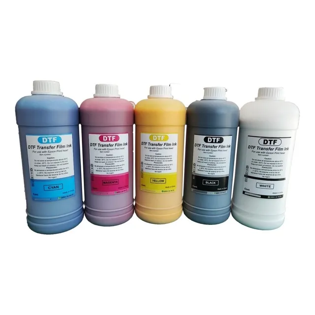 Kit De Tinta Dtf 1000ml Cmykw Para Epson