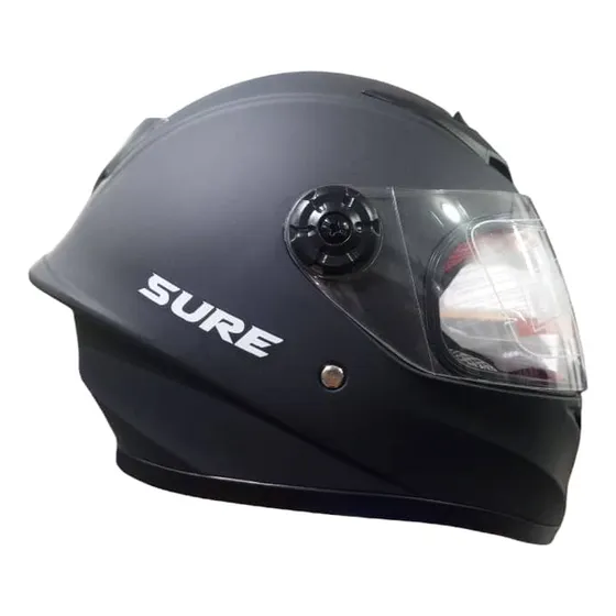 Casco Sure De Niños Negro Integral