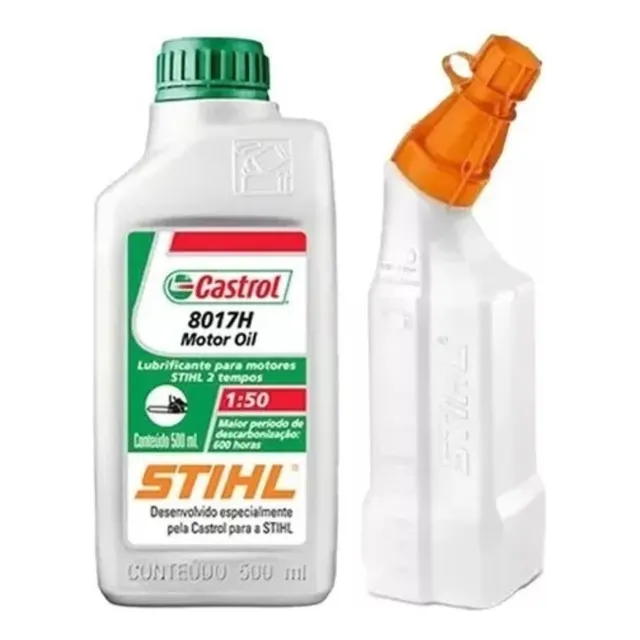 Óleo 2 Tempos Stihl 8017h + Misturador De Combustivel Stihl