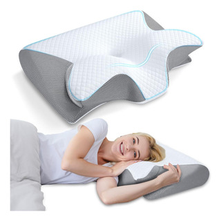 Homca Almohada Cervical De Espuma Viscoelástica, Almohada Or Homca Almohada Cervical De Espuma Viscoelástica, Almohada Or