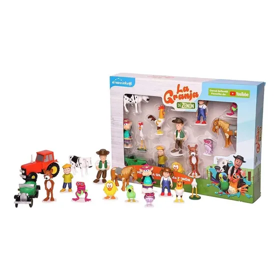 Juguete La Granja De Zenon + 15 Figuras 