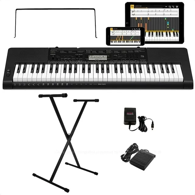 Organo Teclado Casio Ctk3500 Usb Atril Pie Pedal Fuente App
