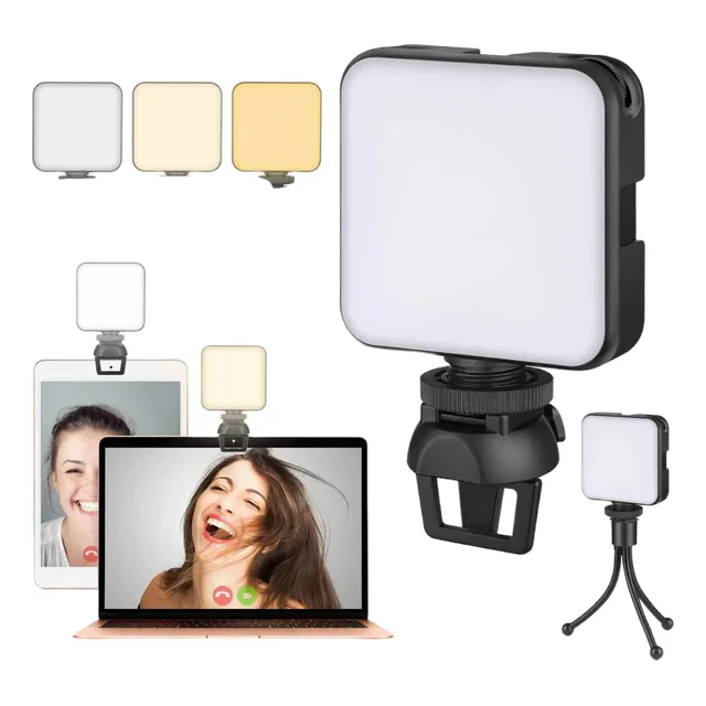 Kit Iluminación Videoconferencia Luz La Cámara Web Portátil