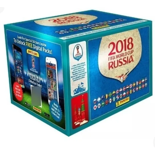 Caja Rusia 2018 Panini Made In Brasil 