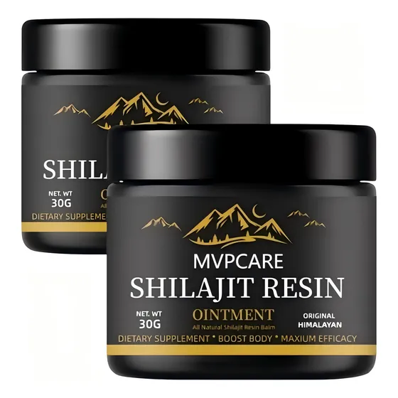 2pcs Resina De Shilajit Mvpcare Natural Pura Orgánica Del Himalaya 600mg