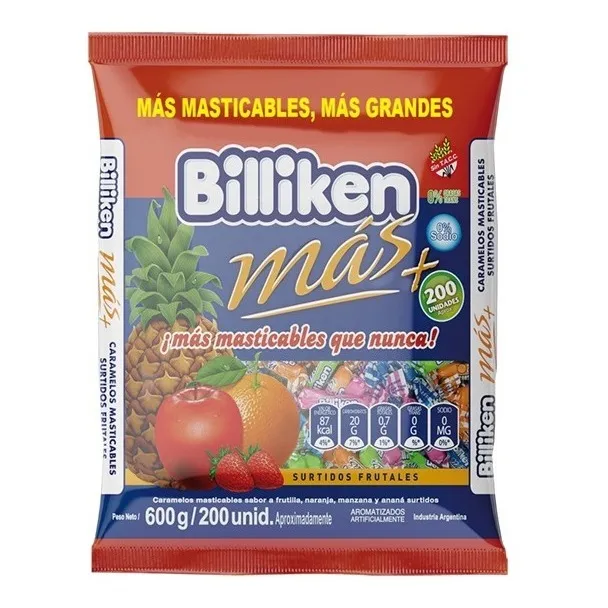 Caramelos Masticables Billiken X600 Grms 