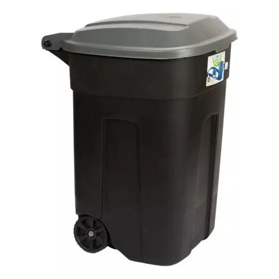 Tacho 135 L Bote De Basura Con Tapa Y Llantas Ruedas Pk