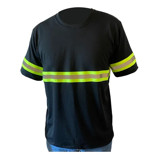 Camisa De Uniforme Com Faixa Refletiva 