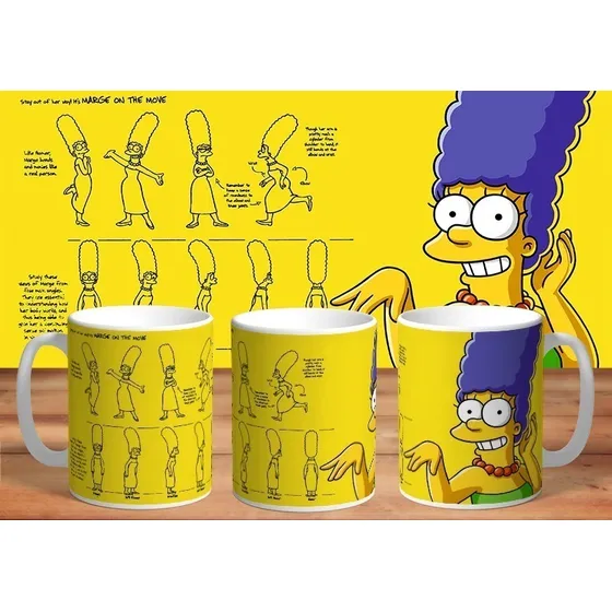 Taza De Ceramica Sublimada Los Simpson: Marge