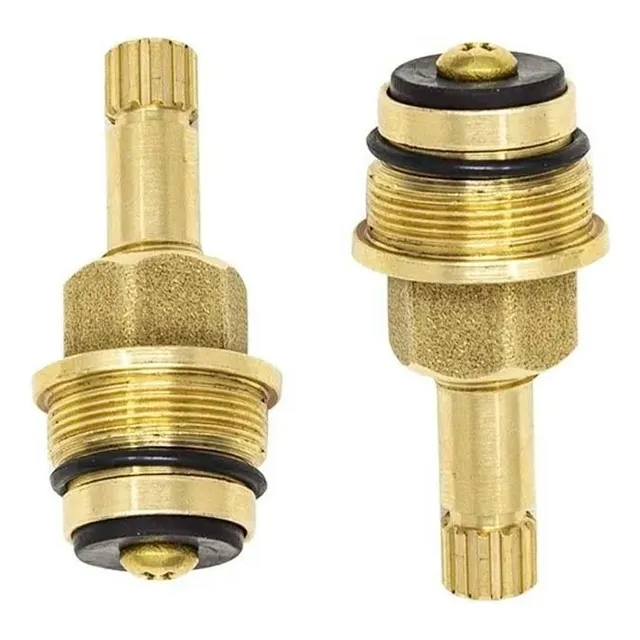 Cartucho De Vastago Arbol Para Llave Regadera Paquete 2 Pzs Acabado Brillante Color Marrón Claro