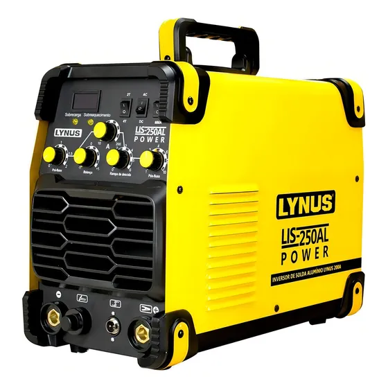 Máquina de solda inverter Lynus LIS-250AL Power amarela e preta 50Hz/60Hz 220V
