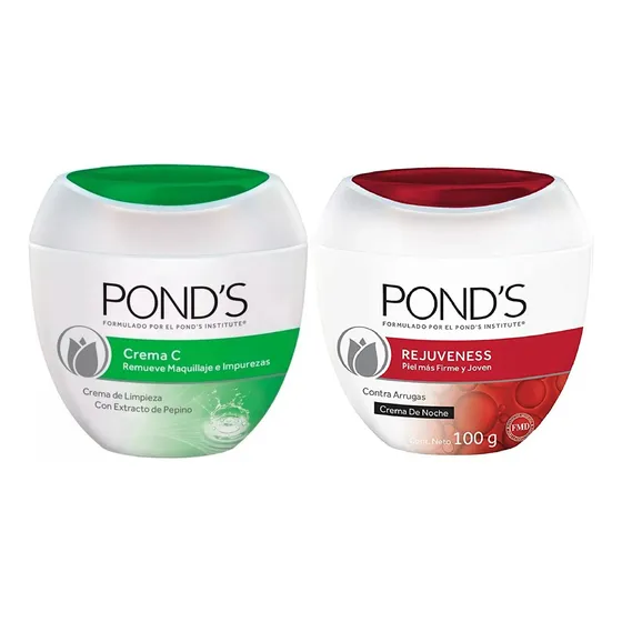 Pond's Creme Rejuveness Noturno E Creme De C De Limpeza 100g